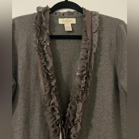 Cashmere Peck and Peck cashmere wool blend cardigan size L (SW110) - Picture 4 of 9